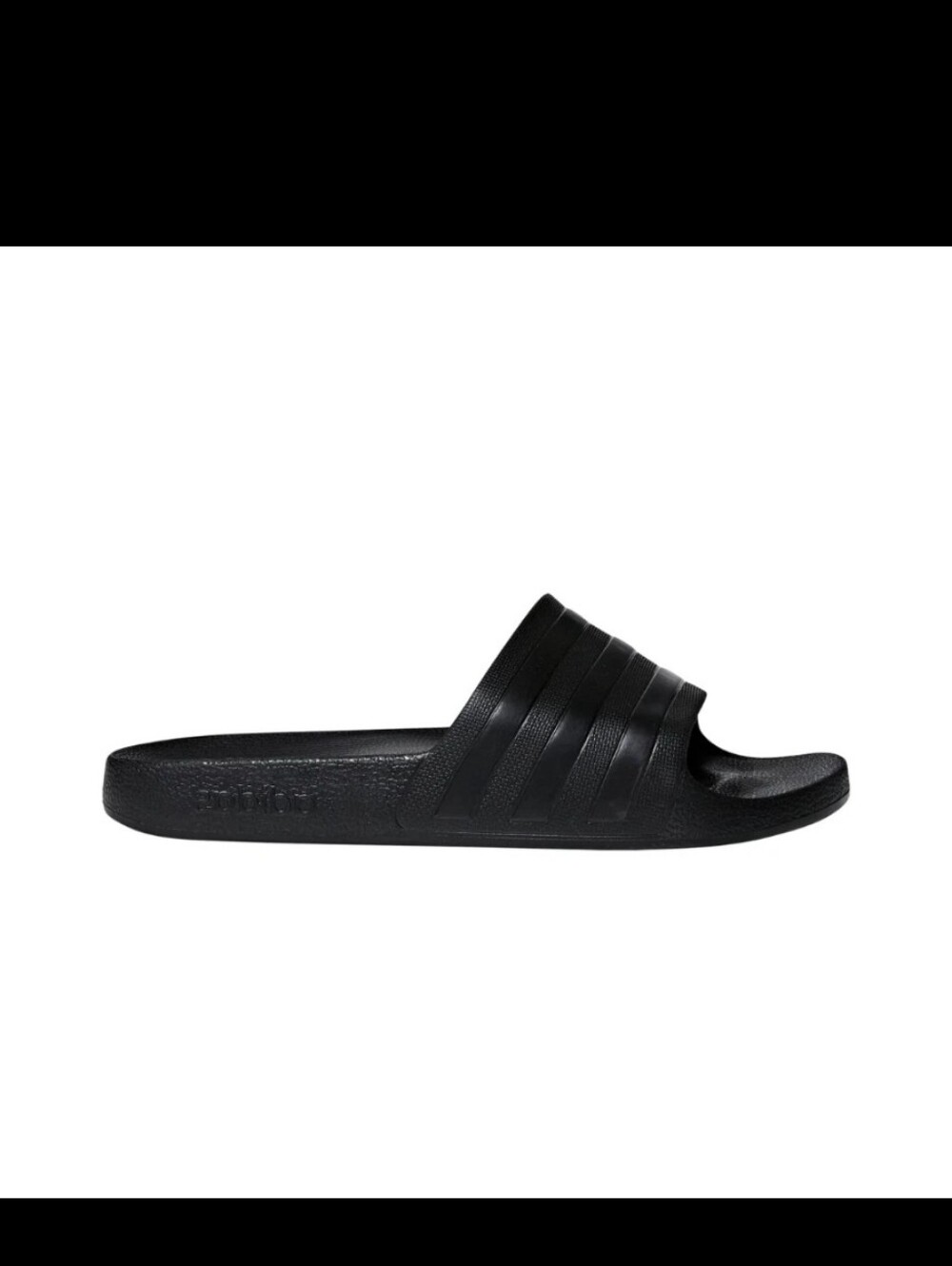 adidas Men's Black Adilette Slide Sandal